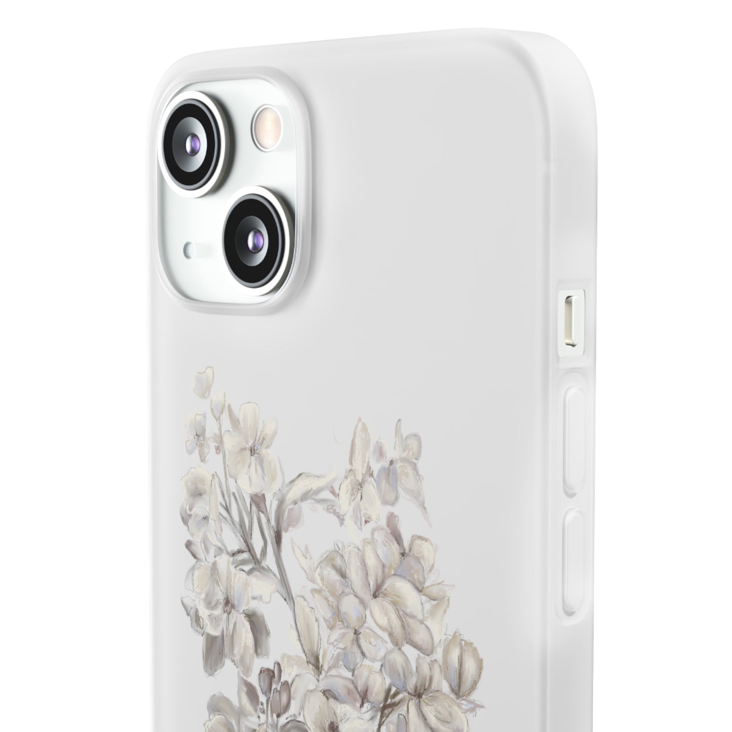 Soft white Lilac Flexi Cases