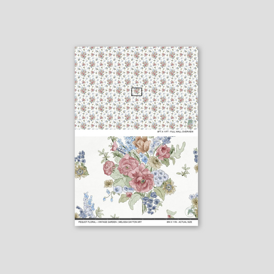 Floral patterned notebook on a gray background