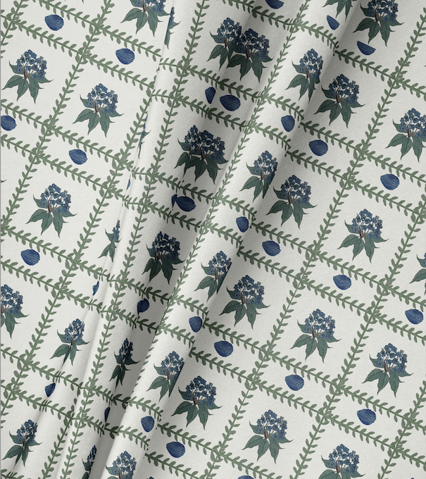 Blue Garden Band- stripe or box