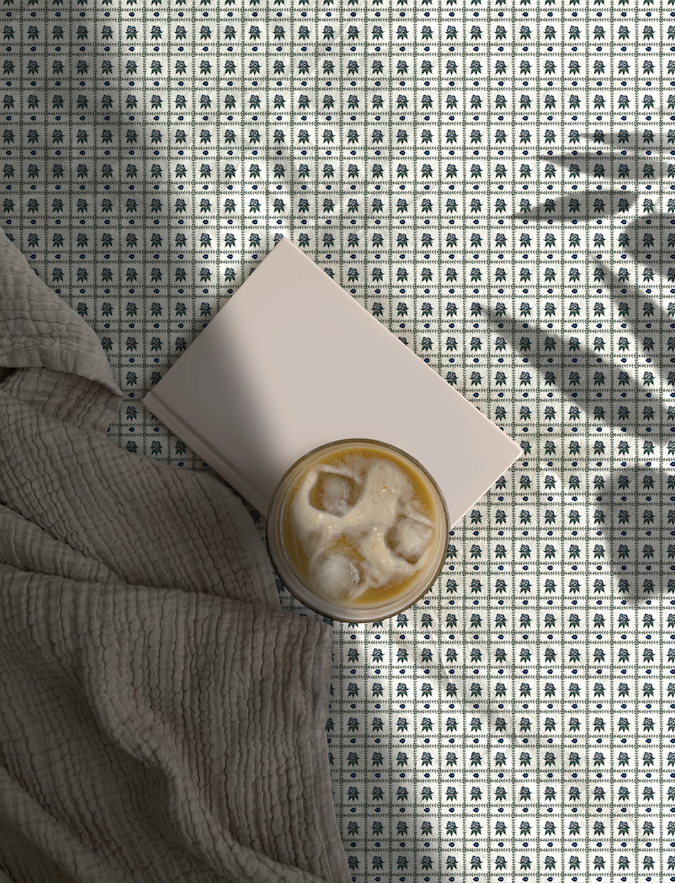 Blue Garden Band- stripe or box