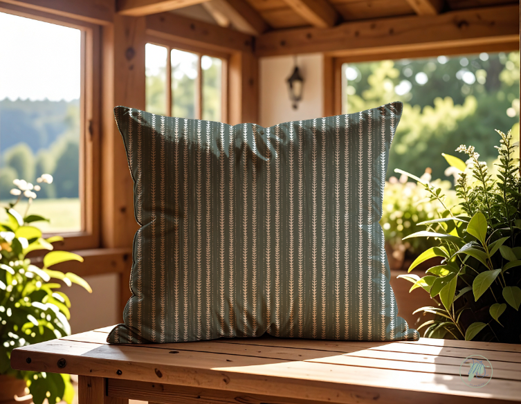 Sprite Stripe wet sand pillow