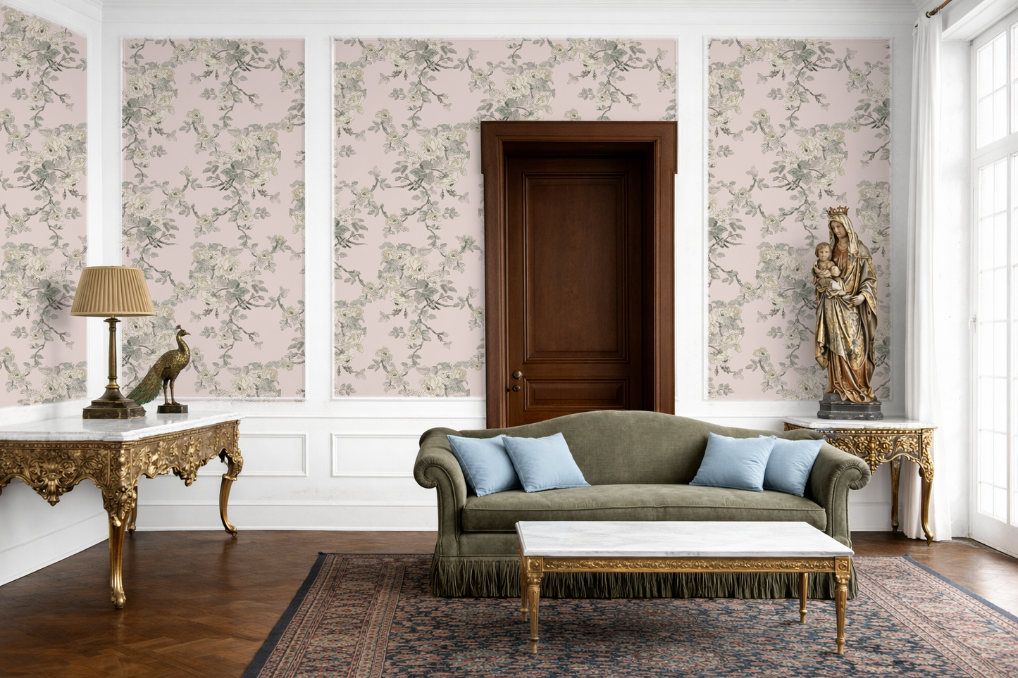 The Garden Room Vintage Petal| Weeping Wallpaper by Melissa Dayton