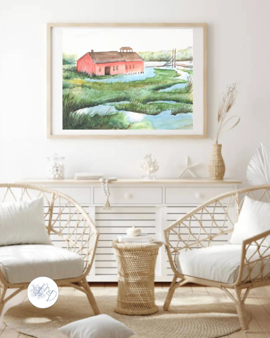 Coastal Watercolor Gallery Wall Set | Giclee Fine Art Prints | Melissa Dayton