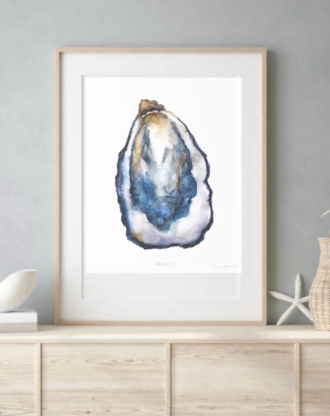 The Oyster Series — Set of 6 Coastal Watercolor Prints | Melissa Dayton| Unframed