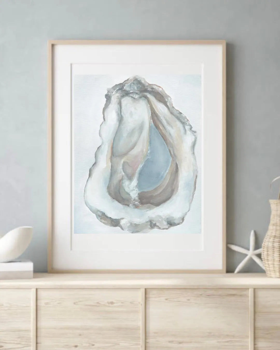 Oyster Triptych — Set of 3 Coastal Oyster Art Prints | Oil Painting | Melissa Dayton