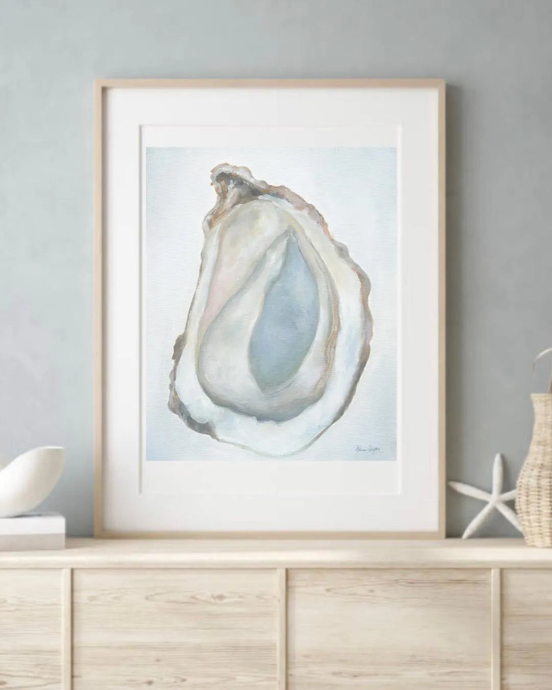 Oyster Triptych — Set of 3 Coastal Oyster Art Prints | Oil Painting | Melissa Dayton