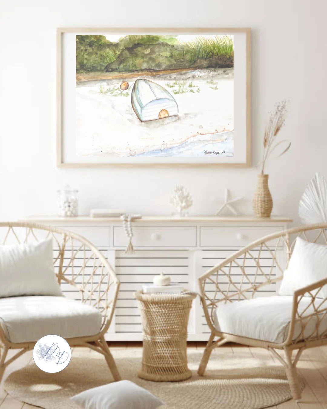 Coastal Watercolor Gallery Wall Set | Giclee Fine Art Prints | Melissa Dayton