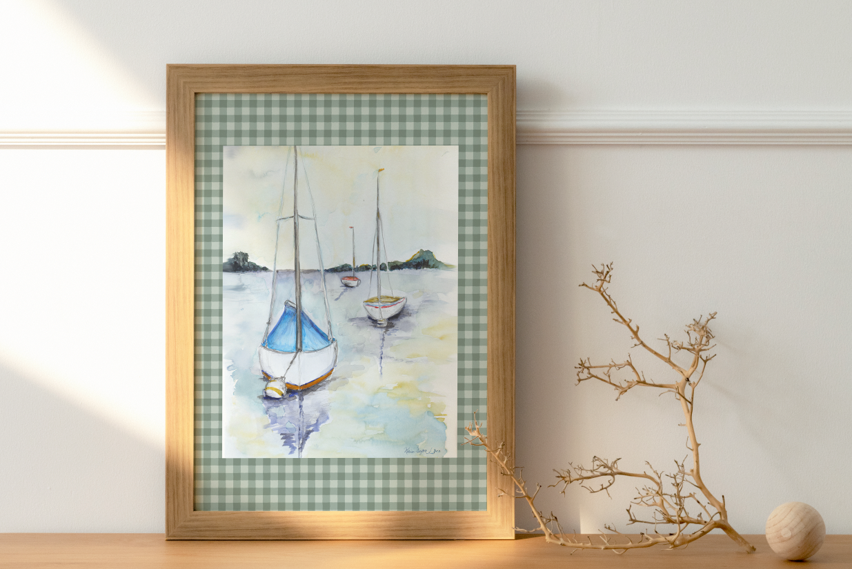 Coastal Watercolor Gallery Wall Set | Giclee Fine Art Prints | Melissa Dayton