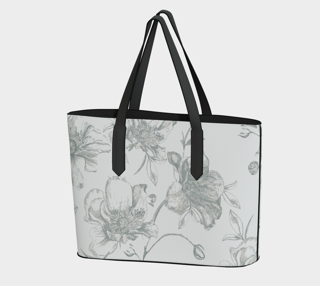 Grey Vegan Tote