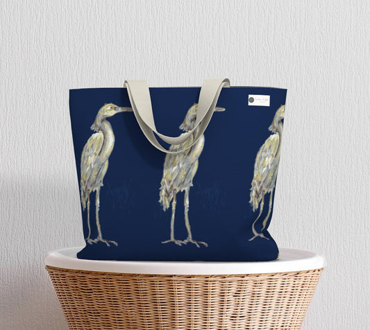 NAVY EGRET BAG