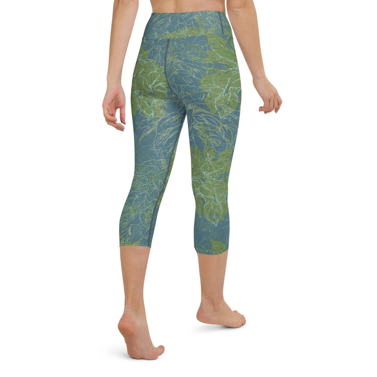 Yoga Capri Leggings- Hosta
